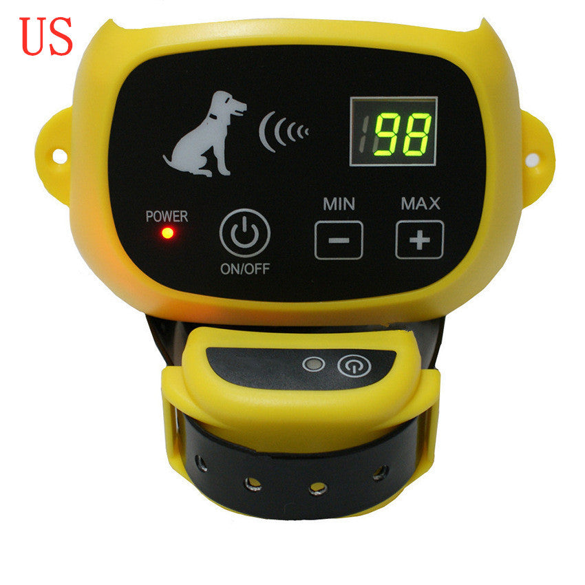 Clôture Électrique Sans Fil pour Chien – Système de Sécurité Portable, Portée Jusqu’à 500 m, Collier Récepteur avec Avertissement Sonore et Choc Électrostatique