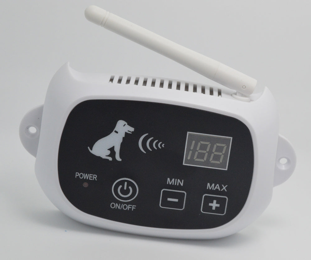 Clôture Électrique Sans Fil pour Chien – Système de Sécurité Portable, Portée Jusqu’à 500 m, Collier Récepteur avec Avertissement Sonore et Choc Électrostatique