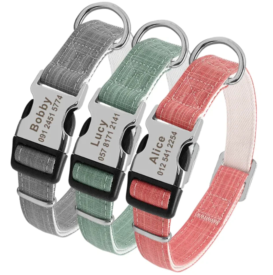 Collier personnalisable pour chien - Gravure incluse
