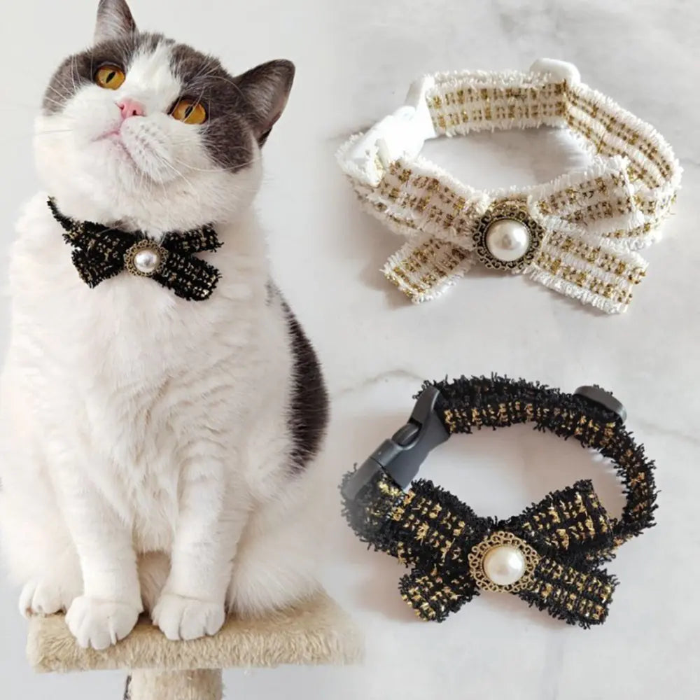 Collier pour chat à nœud papillon – Silencieux et raffiné