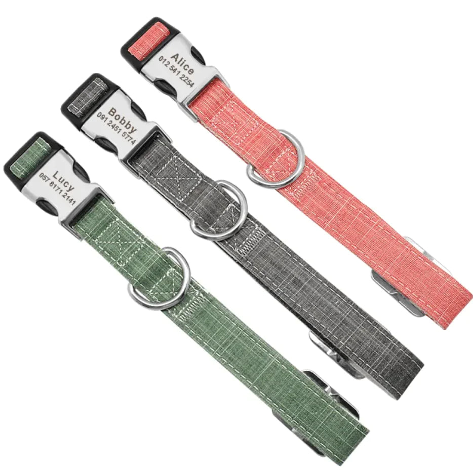 Collier personnalisable pour chien - Gravure incluse