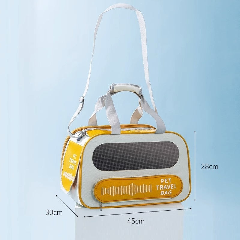 Portable Breathable Large Sac à dos de transport pour chien ou chat – Respirant, léger, souple – Pour animaux jusqu’à 10 kg – Modèle Rhythm – 3 couleurs disponibles Pet Backpack