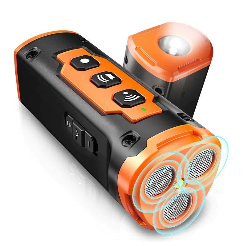 Lampe torche anti-aboiement ultrasonique avec lumière DEL intégrée