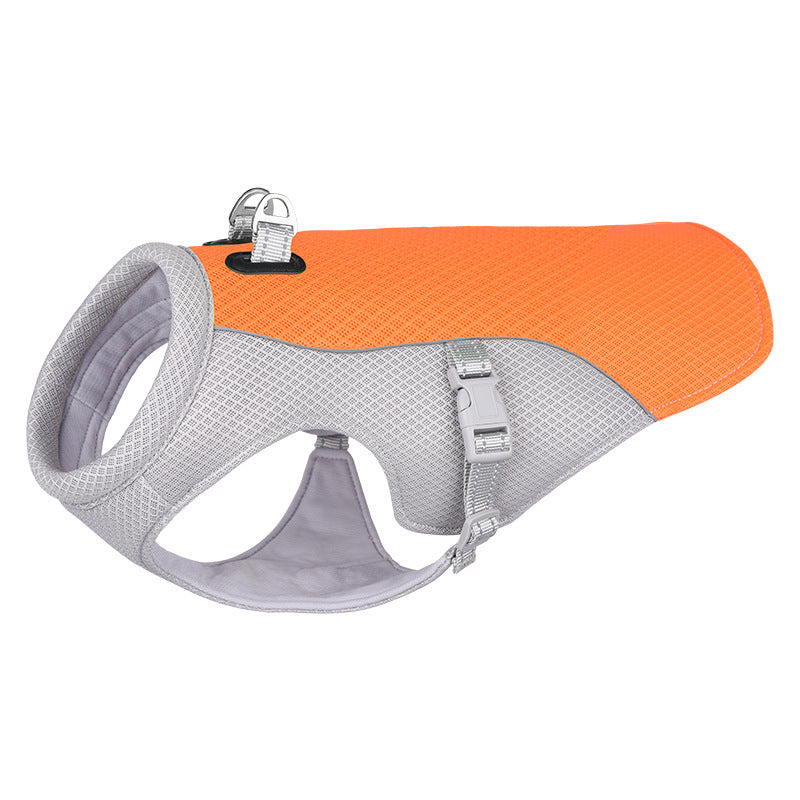 Gilet Rafraîchissant pour Chien – Anti-UV, Respirant et Résistant – Veste Fraîcheur Été pour Petit, Moyen et Grand Chien – Disponible en 6 Tailles et 4 Couleurs