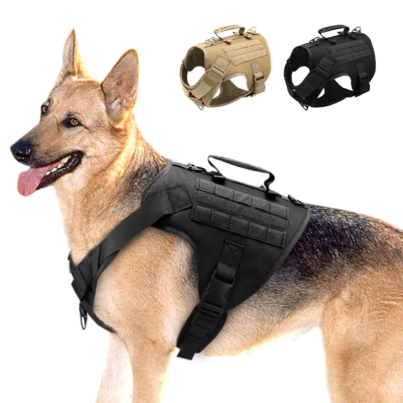 🦴 Harnais de Poitrine Tactics K9 – Confort et sécurité pour chien actif