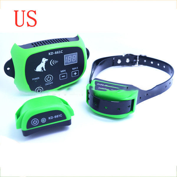 Clôture Électrique Sans Fil pour Chien – Système de Sécurité Portable, Portée Jusqu’à 500 m, Collier Récepteur avec Avertissement Sonore et Choc Électrostatique