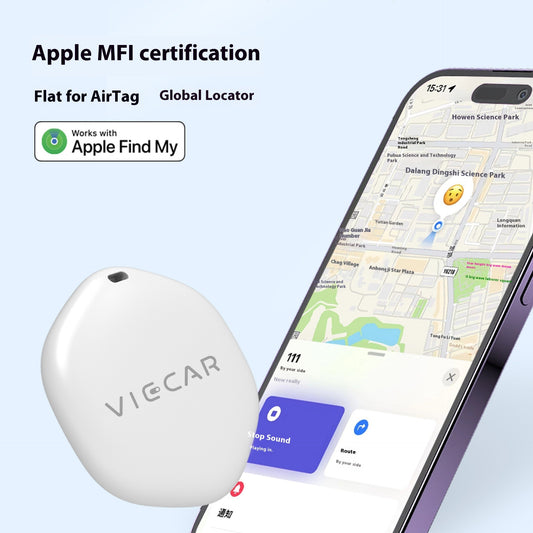 Localisateur Bluetooth Intelligent DW01 – Compatible Apple iOS/Mac, Suivi en Temps Réel, Batterie CR2032 Incluse, Compact et Léger, Alarme Anti-Perte pour Clés, Sac ou Animal