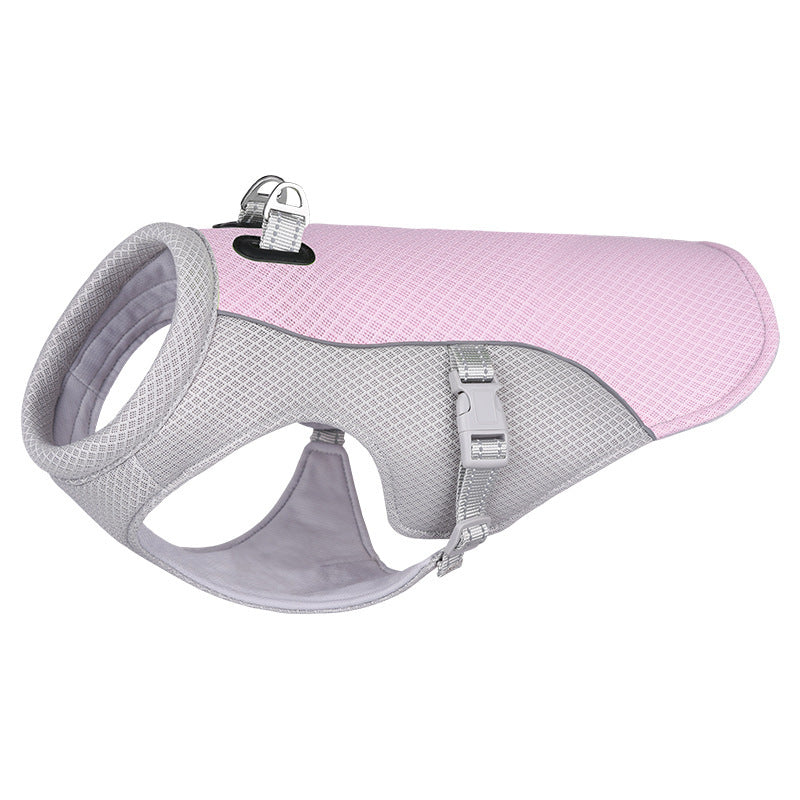 Gilet Rafraîchissant pour Chien – Anti-UV, Respirant et Résistant – Veste Fraîcheur Été pour Petit, Moyen et Grand Chien – Disponible en 6 Tailles et 4 Couleurs