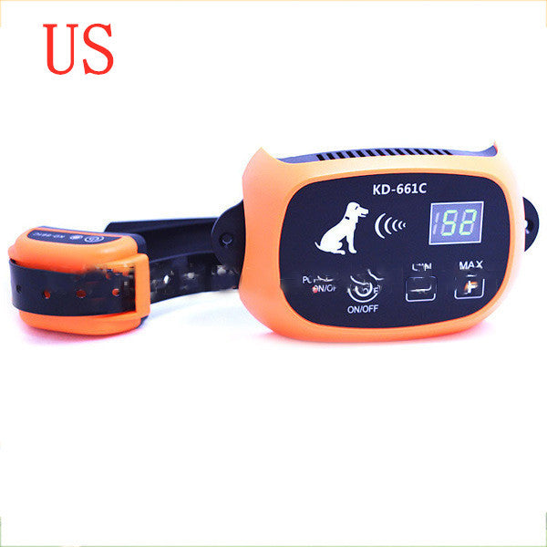Clôture Électrique Sans Fil pour Chien – Système de Sécurité Portable, Portée Jusqu’à 500 m, Collier Récepteur avec Avertissement Sonore et Choc Électrostatique