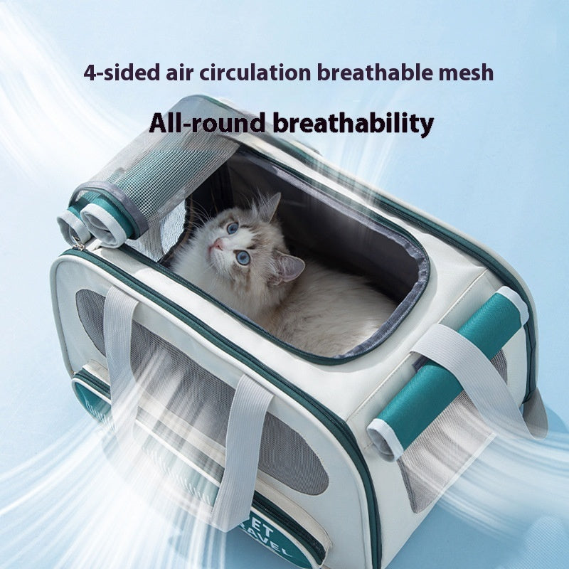 Portable Breathable Large Sac à dos de transport pour chien ou chat – Respirant, léger, souple – Pour animaux jusqu’à 10 kg – Modèle Rhythm – 3 couleurs disponibles Pet Backpack