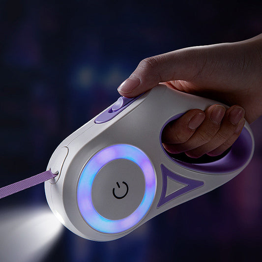 Laisse Rétractable avec lampe
