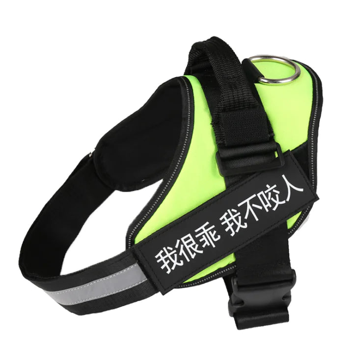 Gilet Harnais Réfléchissant Anti-Traction Personnalisé pour Chien