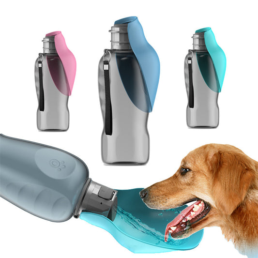 Bouteille d’eau portable Pattes et Câlins – Hydratation facile pour chien (800 ml, modèle Classique)